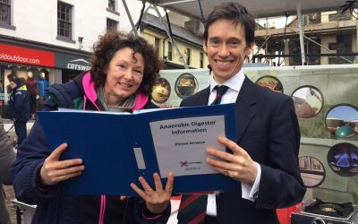 Rory Stewart MP learns about Micro Anaerobic Digestion potential for Threlkeld